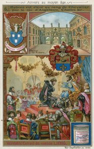 ピーターポールルーベンス、イギリスのチャールズ1世から騎士を受け取る、1630年 作： European School